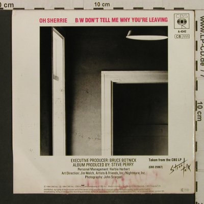 Perry,Steve: Oh Sherrie, m-/vg+, CBS(A-4342), NL, 1984 - 7inch - T2121 - 1,00 Euro
