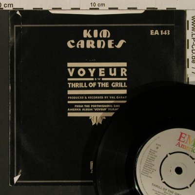 Carnes,Kim: Voyeur/ThrillOfTheGrill, Stoc, EMI (EA 143), UK, 1982 Typ: 7" Best.-Nr.: T2129 Preis: 2,00 Euro