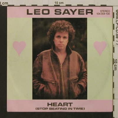 Sayer,Leo: Heart / The End Of The Game, Chrysalis(104 354-100), D, 1982 - 7inch - T2137 - 1,50 Euro