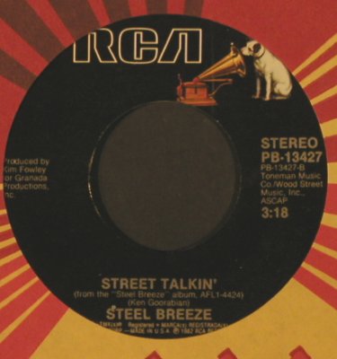 Steel Breeze: Dreamin' Is Easy/Street Talkin',FLC, RCA(PB-13427), US, 1982 - 7inch - T2154 - 2,00 Euro