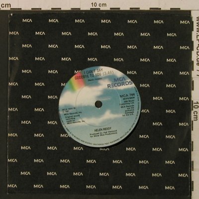 Reddy,Helen: I Can't Say Goodbye To You/Save Me, MCA(MCA 744), UK, FLC, 1981 - 7inch - T2170 - 1,50 Euro