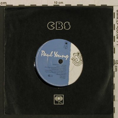Young,Paul: Wherever I Lay My Hat / Broken Man, CBS, FLC (A 3371), UK, 1983 Typ: 7" Best.-Nr.: T2193 Preis: 3,00 Euro