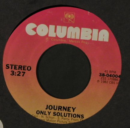 Journey: After The Fall / Only Solutions,FLC, Columbi/Promo Stol (38-04004), US, 1983 Typ: 7" Best.-Nr.: T2208 Preis: 4,00 Euro