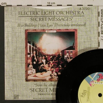 ELO: Secret Messages/Buildings Have Eyes, Jet(A 3720), UK,m-/vg+, 1983 - 7inch - T2213 - 2,50 Euro