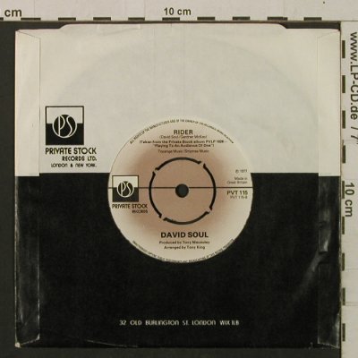 Soul,David: Silver Lady / Rider, FLC, Private St(PVT 115), UK, 1977 - 7inch - T2225 - 2,00 Euro