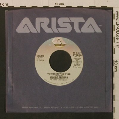 Tucker,Louise: Midnight Blue / Voices In The Wind, Arista (AS 1-9022), US, FLC, 1982 Typ: 7" Best.-Nr.: T2233 Preis: 2,00 Euro