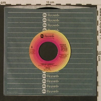 Poco: Indian Summer / Me And You, FLC, ABC(AB-12295), US, 1977 - 7inch - T2246 - 2,50 Euro