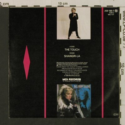 Wilde,Kim: The Touch / Shangri-La, MCA (259 189-7), D, 1984 Typ: 7" Best.-Nr.: T2359 Preis: 3,00 Euro