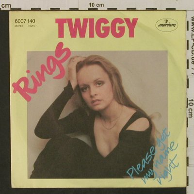 Twiggy: Rings / Please Get My Name Right, Mercury(6007 140), D, 1977 - 7inch - T2362 - 2,50 Euro