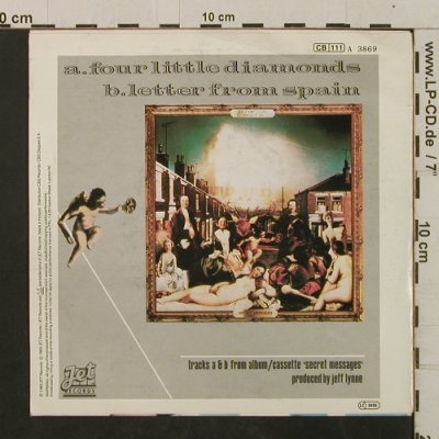 ELO: FourLittleDiamonds/LetterFromSpain, Jet Rec.(3869), NL, 1983 - 7inch - T2390 - 3,00 Euro