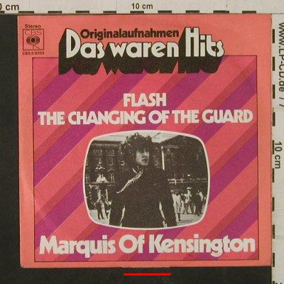 Marquis Of Kensington: Flash / Changing Of The Guard, Ri, CBS(8203), D, m-/vg+, 1967 - 7inch - T2437 - 2,00 Euro