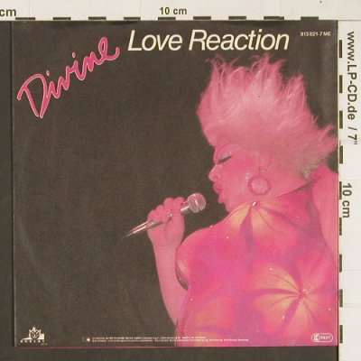 Divine: Love Reaction / Inst., Bobcat (813 821-7), D, 1983 Typ: 7" Best.-Nr.: T248 Preis: 2,50 Euro