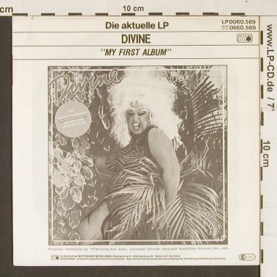 Divine: Shoot Your Shot / Inst., Metronome (0030.615), D, 1982 Typ: 7" Best.-Nr.: T253 Preis: 2,50 Euro
