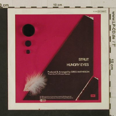 Easton, Sheena: Strut / Hungry Eyes, EMI(20 03687), D, 1984 - 7inch - T2548 - 2,00 Euro