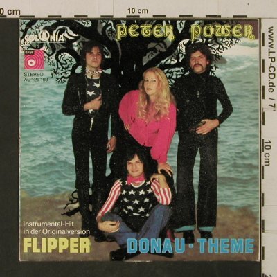 Power,Peter: Flipper / Donau-Theme, m-/VG+, BASF(AC 129 193), D, 1976 - 7inch - T2658 - 2,00 Euro