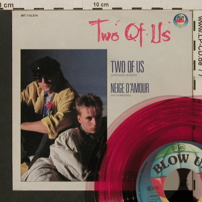 Two Of Us: Two Of Us/Neige d'Amour, red vinyl, Blow Up (INT110.574), D, 1985 Typ: 7" Best.-Nr.: T2763 Preis: 2,00 Euro