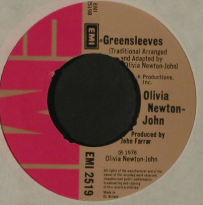 Newton-John,Olivia: Don't Stop Believin'/Greensleeves, EMI, LC(EMI 2519), UK, 1976 - 7inch - T2825 - 1,50 Euro