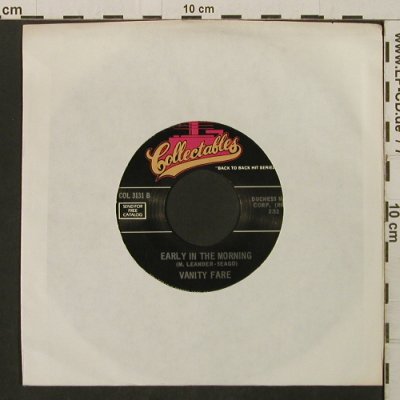 Vanity Fair: Hitchin' A Ride/Early In TheMorning, Collectables (COL 3131), US, LC Typ: 7" Best.-Nr.: T2830 Preis: 2,00 Euro