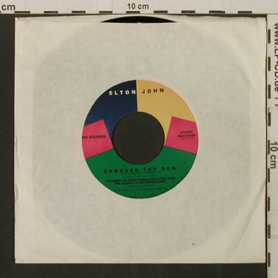 John,Elton: Conquer The Sun/ Little Jeannie, LC, MCA (MCA-41236), US, 1980 Typ: 7" Best.-Nr.: T2835 Preis: 2,00 Euro