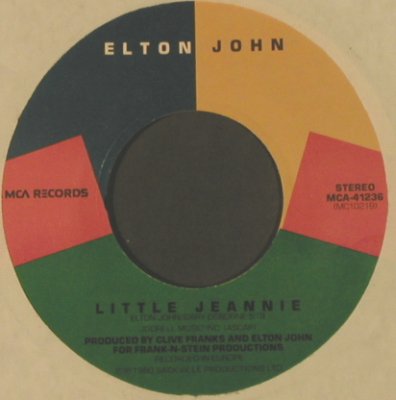 John,Elton: Conquer The Sun/ Little Jeannie, LC, MCA(MCA-41236), US, 1980 - 7inch - T2835 - 2,00 Euro