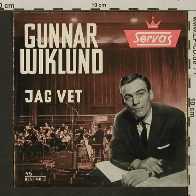 Wiklund,Gunnar: Jag Vet, Leif Kronlunds Q.one sided, SERVAS (Schuhe)(Nr.II), D,  - Flexi - T2870 - 2,50 Euro