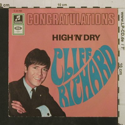Richard,Cliff: Congratulations/High 'n' Dry, Columbia(C 23 750), D,  - 7inch - T2930 - 3,00 Euro