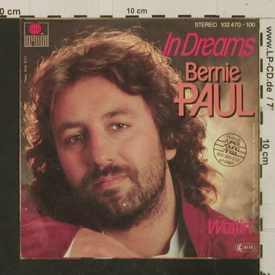 Paul,Bernie: In Dreams / Waitin', Ariola(102 470-100), D, 1980 - 7inch - T3071 - 1,50 Euro