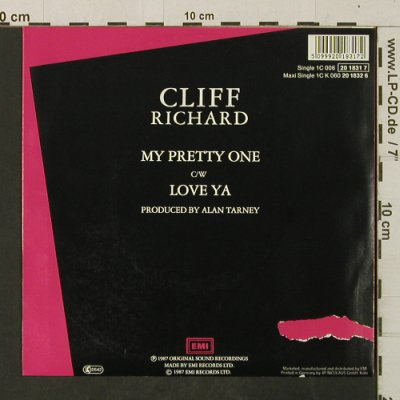 Richard,Cliff: My Pretty One / Love Ya, EMI(20 1831 7), D, 1987 - 7inch - T3078 - 2,50 Euro