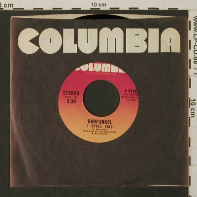 Garfunkel,Art: I Shall Sing, FLC, Promo Sticker, CBS(4-45983), US, 1973 - 7inch - T3120 - 3,00 Euro