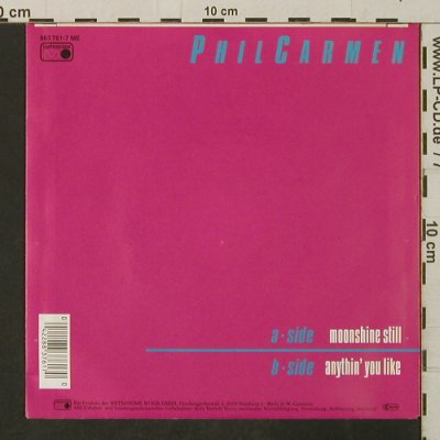 Carmen,Phil: Moonshine Still / Anythin' You Like, Metronome (883 761-7), D, 1986 Typ: 7" Best.-Nr.: T3181 Preis: 2,00 Euro