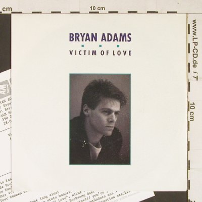 Adams,Bryan: Victim Of Love / Heat of the night, AM(390 237-7), UK, 1987 - 7inch - T318 - 3,00 Euro