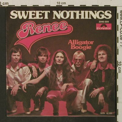 Renee: Sweet Nothings / Alligator Boogie, Polydor(2040 209), D, 1978 - 7inch - T3197 - 2,00 Euro