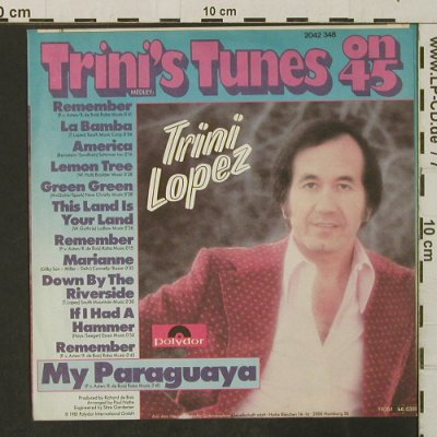 Lopez,Trini: Trini's Tunes on 45 / My Paraguaya, Polydor(2042 348), D, 1981 - 7inch - T3222 - 2,50 Euro