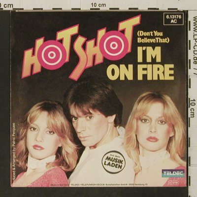 Hot Shot: I'm On Fire / Inst., m-/vg+, Teldec(6.13176), D, 1981 - 7inch - T3253 - 2,00 Euro