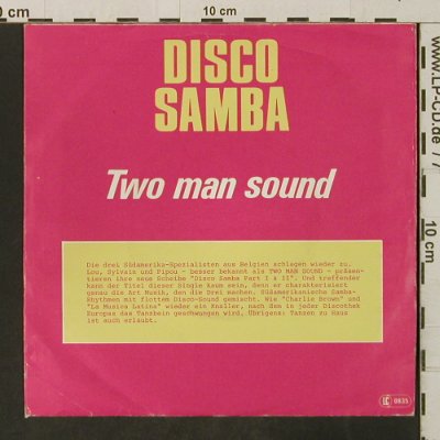 Two Man Sound: Disco Samba Pts. 1 + 2, Hansa (102 417), D, 1980 Typ: 7" Best.-Nr.: T3256 Preis: 2,50 Euro