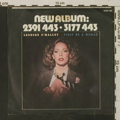 O'Malley,Leonore: First Be A Woman, Polydor(2095 181), D,m-/vg+, 1979 - 7inch - T3258 - 1,50 Euro