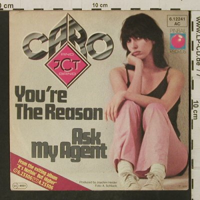 Caro & J.C.T. Band: You're The Reason / Ask My Agent, Pinball (6.12241), D, 1978 Typ: 7" Best.-Nr.: T3268 Preis: 2,50 Euro