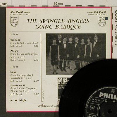Swingle Singers: Going Baroque, Philips (434 956 BE), NL, vg+/m- Typ: EP Best.-Nr.: T3278 Preis: 3,00 Euro