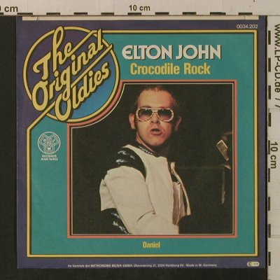 John,Elton: Crocodile Rock / Daniel, Ri, DJM(0034.202), D, 1972 - 7inch - T3322 - 2,50 Euro