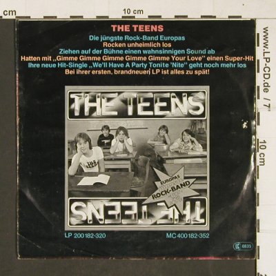 Teens: We'll Have A Party Tonite' Nite, Hansa(100 077-100), D, 1978 - 7inch - T334 - 2,50 Euro