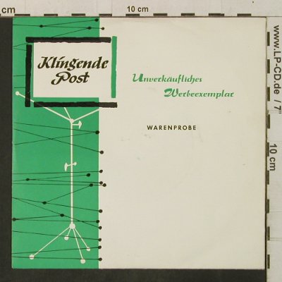 V.A.Klingende Post: 16, u.a.Elvis,Valente..., Div. (T 72 840), D Typ: 7" Best.-Nr.: T3396 Preis: 3,00 Euro