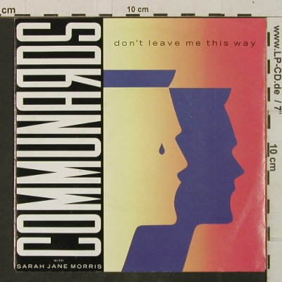 Communards: Don't Leave Me This WaySanctified, Metronome(886 077-7), D, 1986 - 7inch - T3401 - 2,00 Euro
