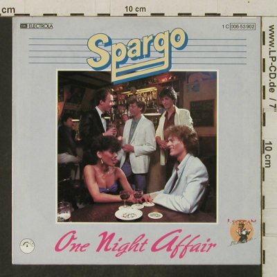 Spargo: One Night Affair /Running From Your, Papagayo(006-53 902), D, 1981 - 7inch - T3427 - 2,00 Euro