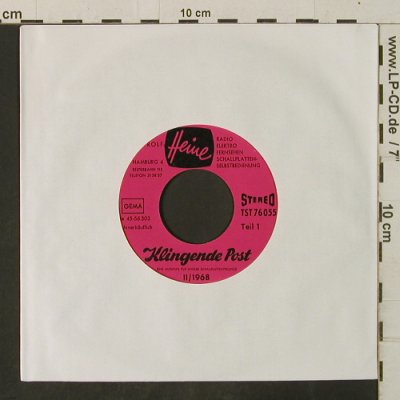 V.A.Klingende Post: 2/1968,  No Cover, Radio Nordmark (TST 76 055), D Typ: 7" Best.-Nr.: T3432 Preis: 2,50 Euro