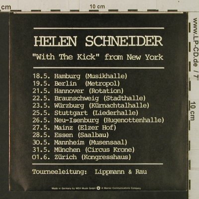 Schneider,Helen w.t.Kick: Shadows Of The Night/Let Me Touch Y, WEA(18 725), D, 1981 - 7inch - T3454 - 2,50 Euro