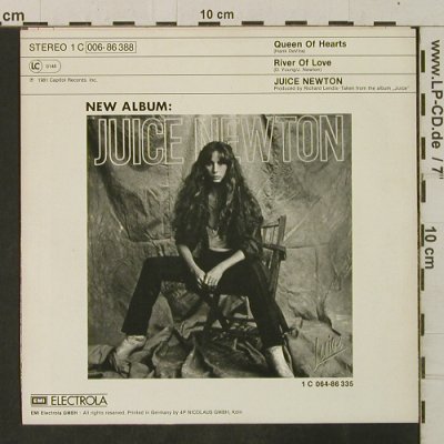 Newton,Juice: Queen Of Hearts/River Of Love, Capitol(006-86 388), D, 1981 - 7inch - T3461 - 2,50 Euro
