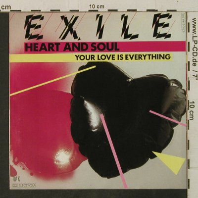 Exile: Heart And Soul/Your Love Is Everyth, RAK(008-64 511), D, 1981 - 7inch - T3464 - 2,50 Euro