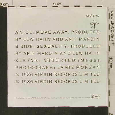 Culture Club: Move Away/Sexuality, Virgin (108 046-100), D, 1986 Typ: 7" Best.-Nr.: T3480 Preis: 2,00 Euro