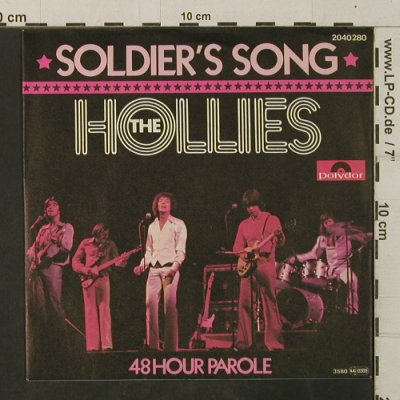 Hollies: Soldier's Song / 48 Hour Parole, Polydor(2040 280), D, 1976 - 7inch - T3517 - 2,50 Euro
