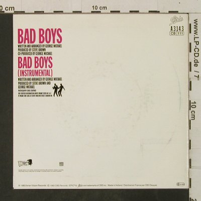 Wham: Bad Boys / Bad Boys (Inst.), Epic(A 3143), NL, 1983 - 7inch - T3528 - 3,00 Euro